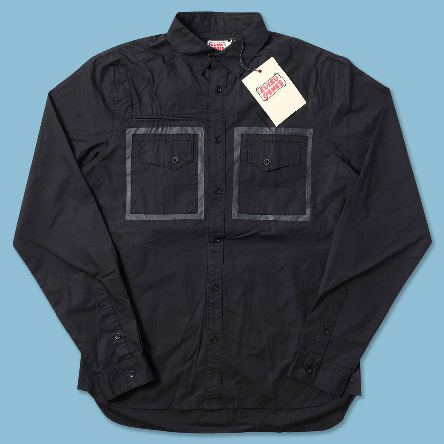 Y2K Evisu Shirt Medium - Double Double Vintage
