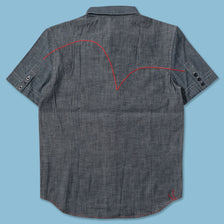 Y2K Evisu Shirt Medium - Double Double Vintage