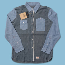 Y2K Evisu Shirt Medium - Double Double Vintage