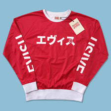 Y2K Evisu Jersey Sweater Medium - Double Double Vintage