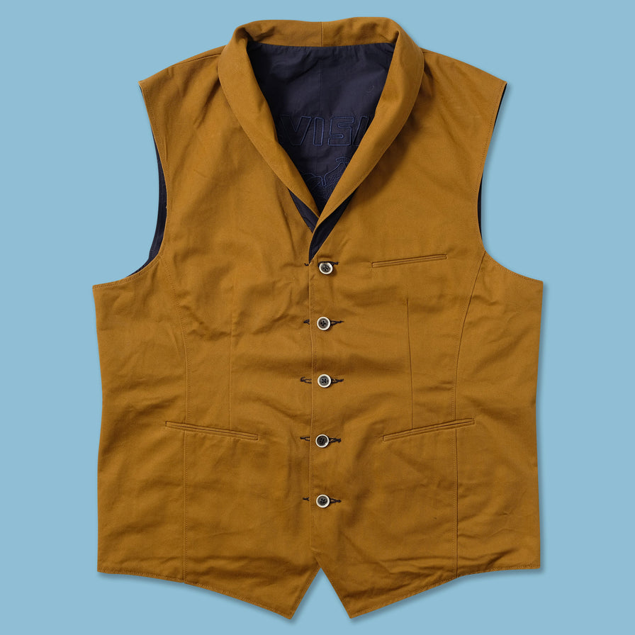 Y2K Evisu Vest Medium - Double Double Vintage