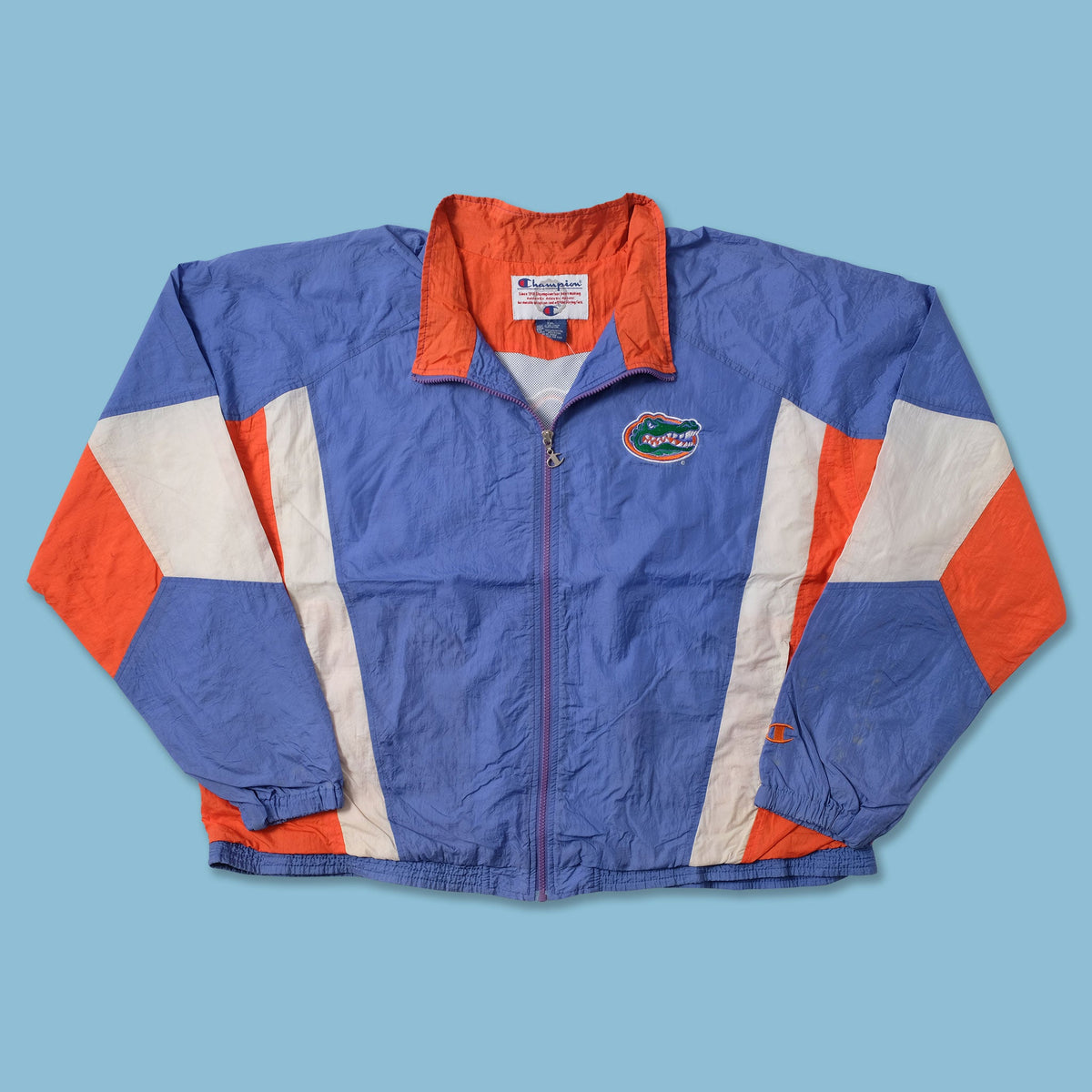 Casquette Vintage Florida Gators Années 90 - Logo Grand Double Barre, Blanc, Taille Réglable | Officiellement Licenciée