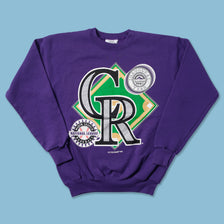 1993 Colorado Rockies Sweater Small - Double Double Vintage