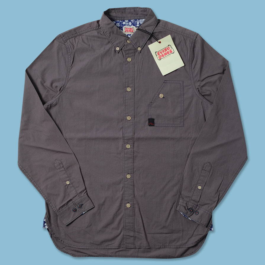 Y2K Evisu Shirt Medium - Double Double Vintage