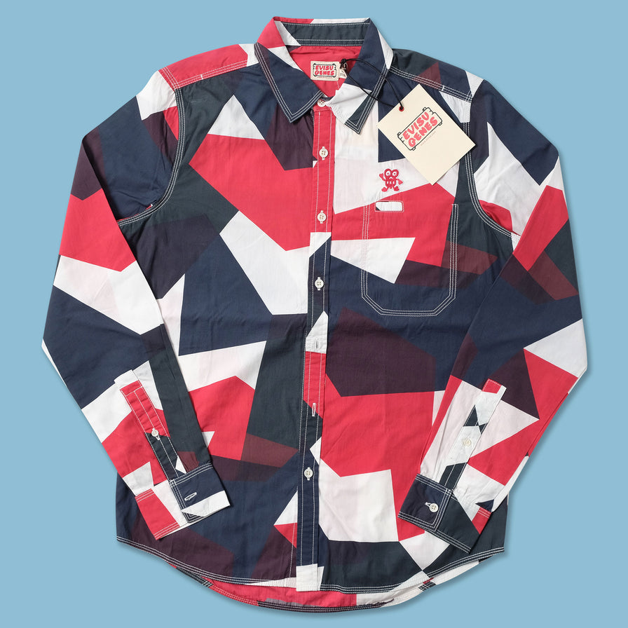 Y2K Evisu Shirt Medium - Double Double Vintage