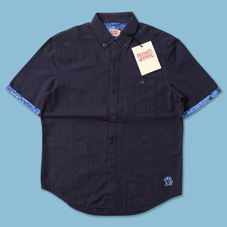 Y2K Evisu Shirt Medium - Double Double Vintage