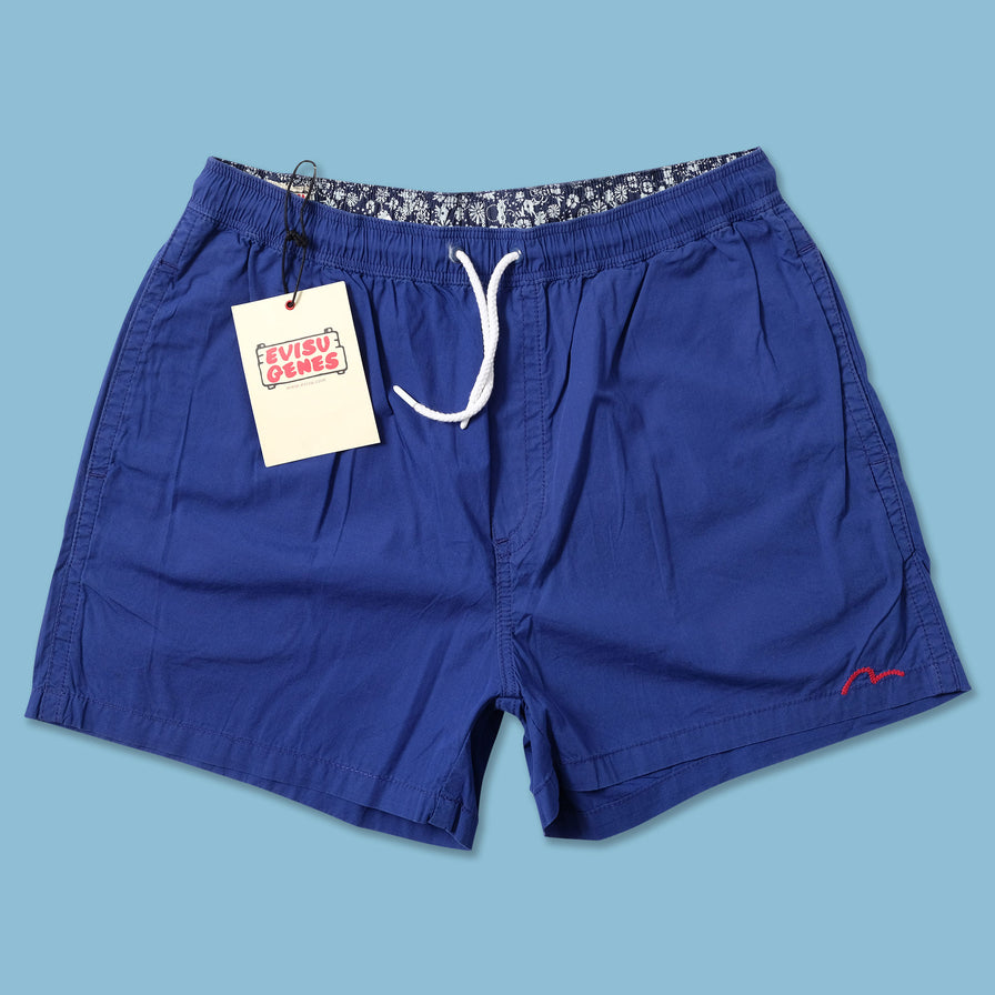 Y2K Evisu Swim Shorts Medium - Double Double Vintage