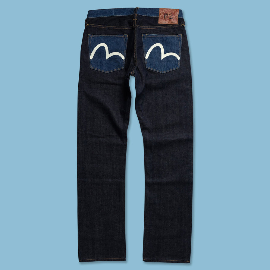 Y2K Evisu Denim Pants 32x34 - Double Double Vintage