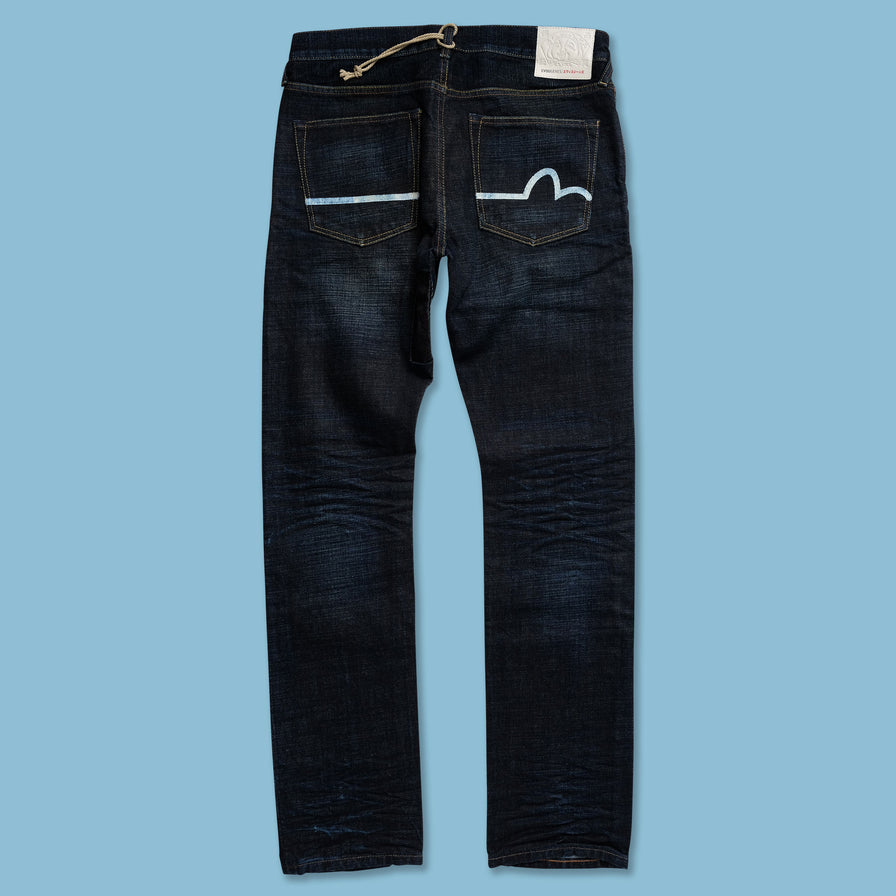 Y2K Evisu Denim Pants 32x34 - Double Double Vintage