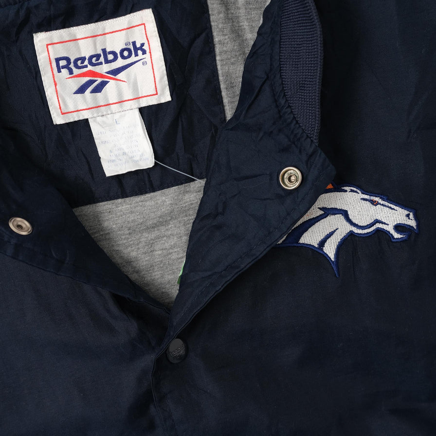 Vintage Reebok Denver Broncos College Jacket Large 