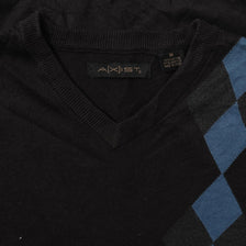 Argyle Knit Vest Medium 