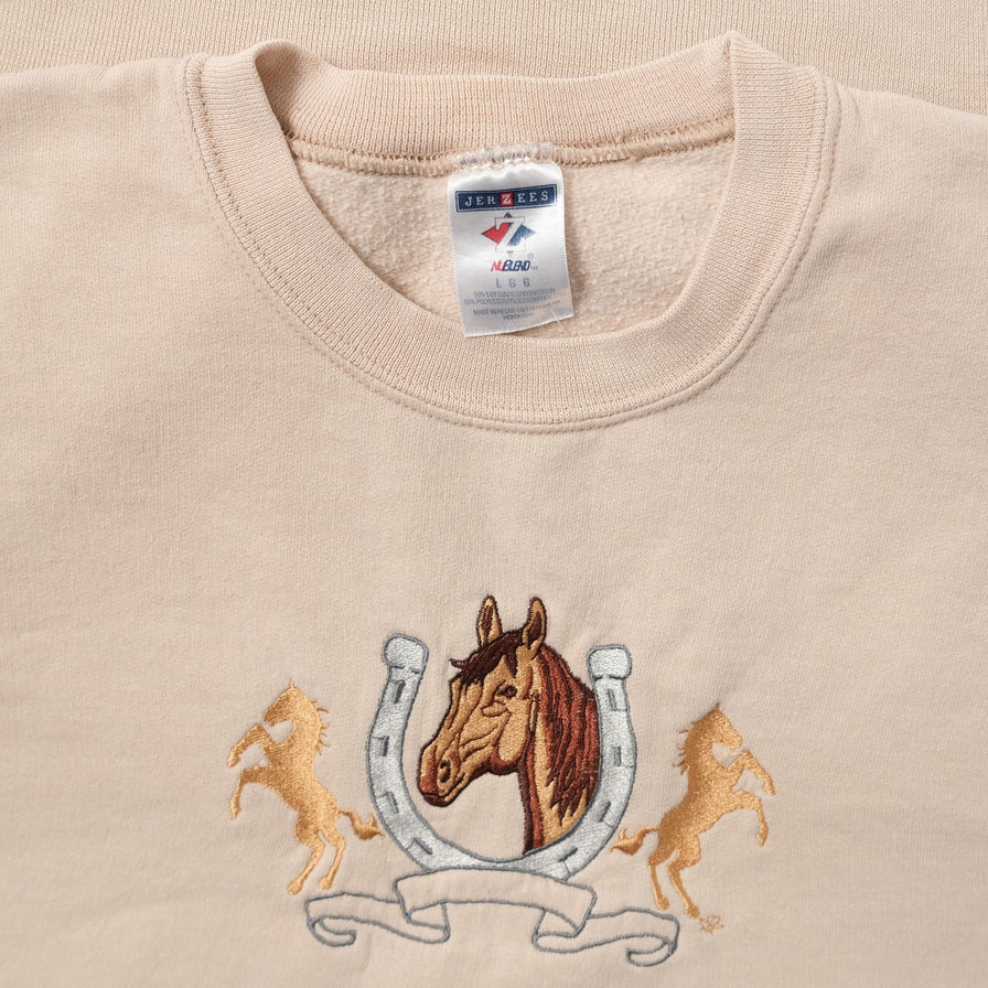 Vintage Horse Sweater Large 