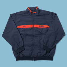 Vintage Nike Illinois Track Jacket Large 
