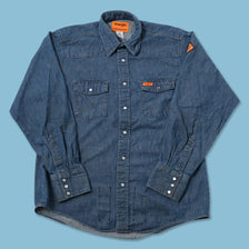 Vintage Wrangler Denim Shirt Large 