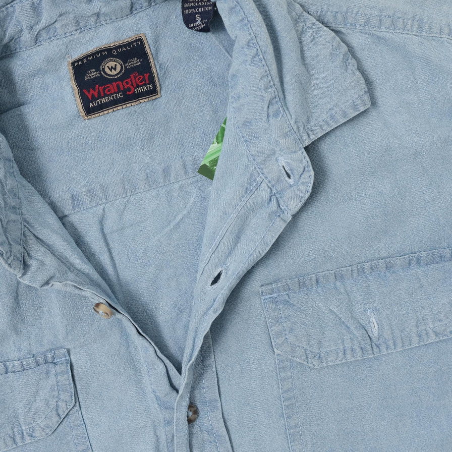 Vintage Wrangler Denim Shirt Small 