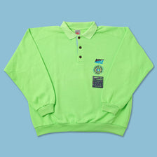 Vintage Nike Polo Sweater Large 