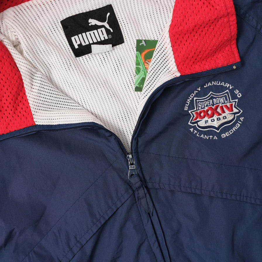 2000 Puma Super Bowl Atlanta Georgia Track Jacket XLarge 