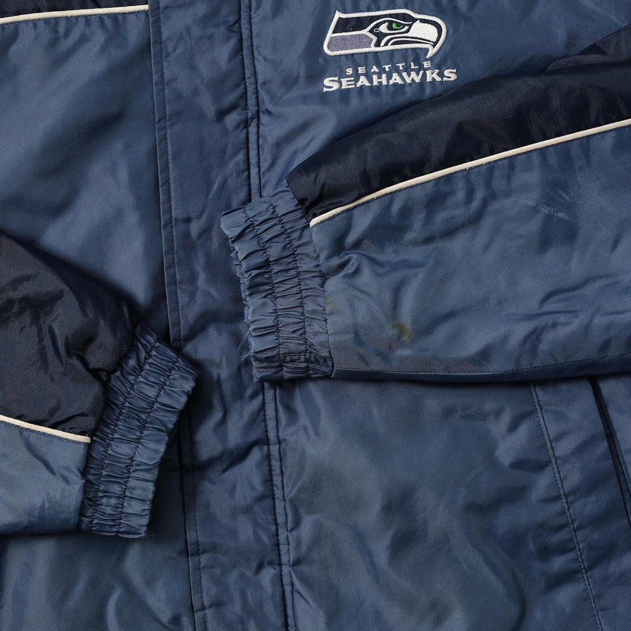 Vintage Seattle Seahawks Padded Jacket Large 