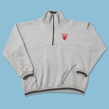 Vintage Chicago Bulls Q-Zip Sweater Medium 