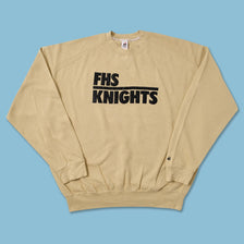 Vintage FHS Knitghts Sweater XXL 