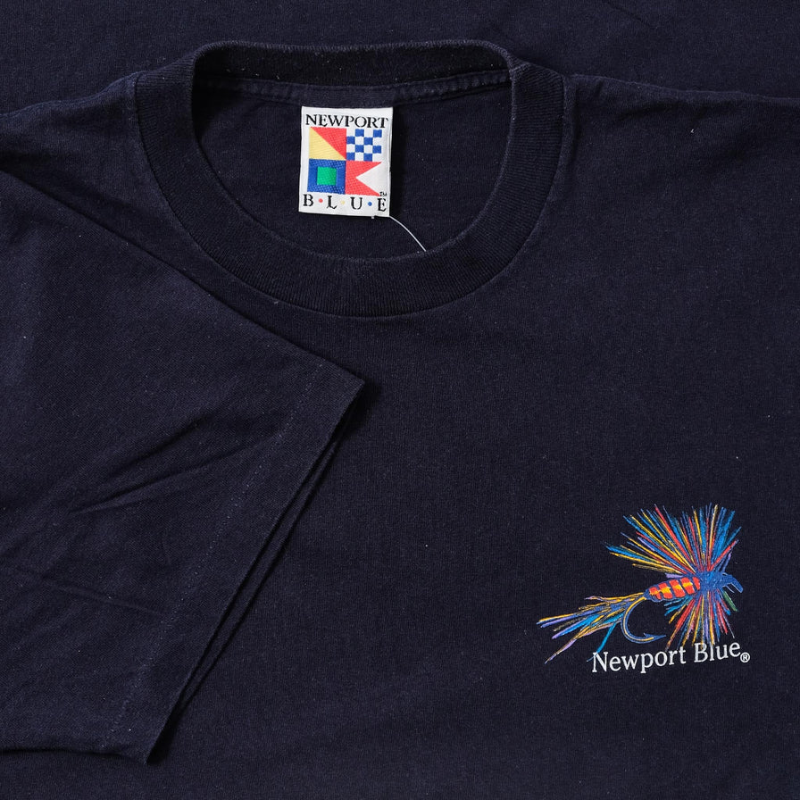 Vintage Newport Blue T-Shirt XLarge 