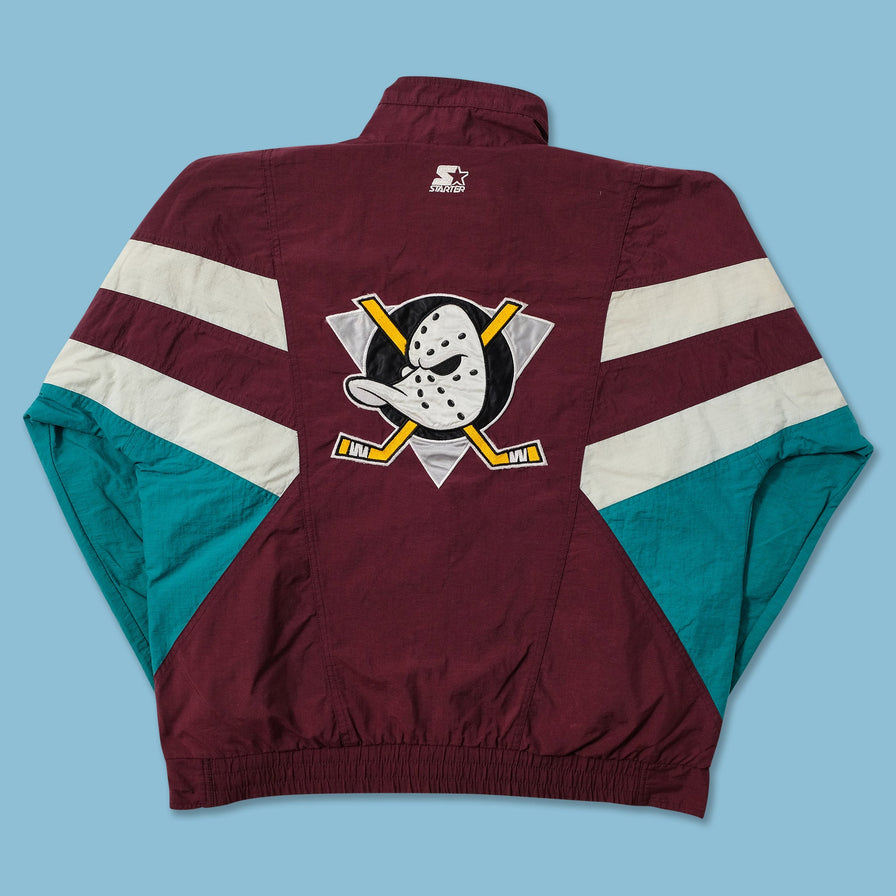 Vintage Starter Anaheim Mighty Ducks Windbreaker Large 