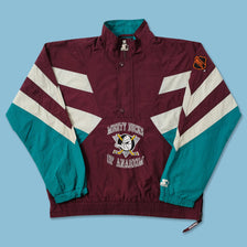 Vintage Starter Anaheim Mighty Ducks Windbreaker Large 