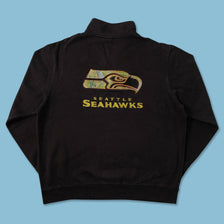 Seattle Seahawks Q-Zip Sweater XLarge 