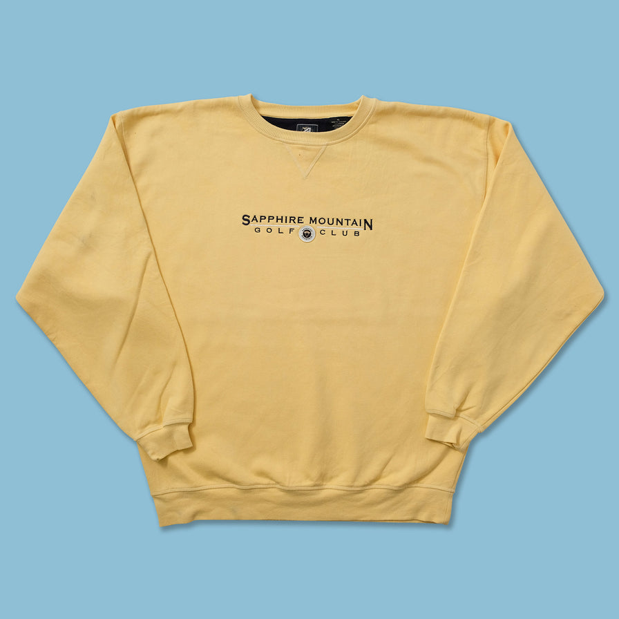 Vintage Sapphire Mountain Golf Club Sweater XLarge 