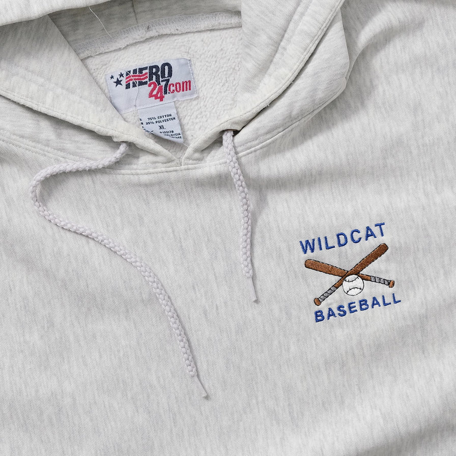 Vintage Wildcat Baseball Hoody Large 