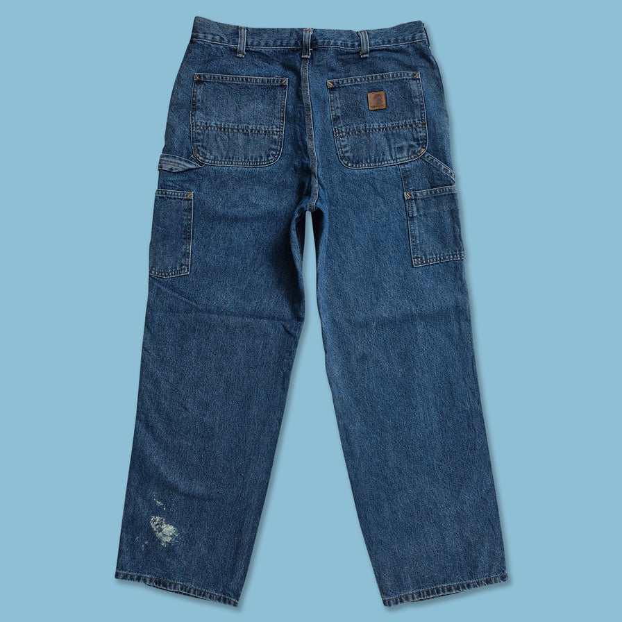 Vintage Carhartt Denim Work Pants 34x32 