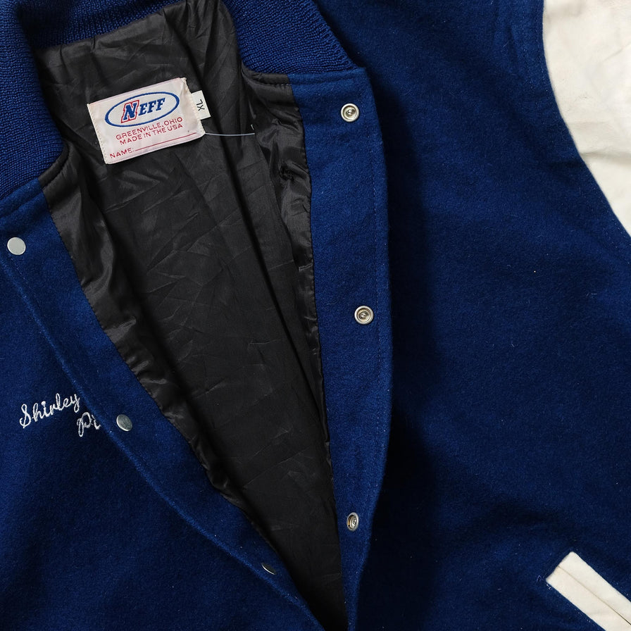 Vintage Wool Leather Varsity Jacket XLarge 