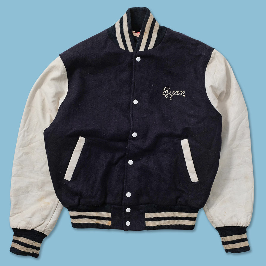 Varsity Leather and Wool orders Vintage Jacket