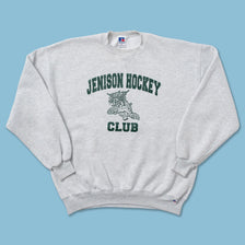 Vintage Russell Athletic Jenison Hockey Club Sweater Large 