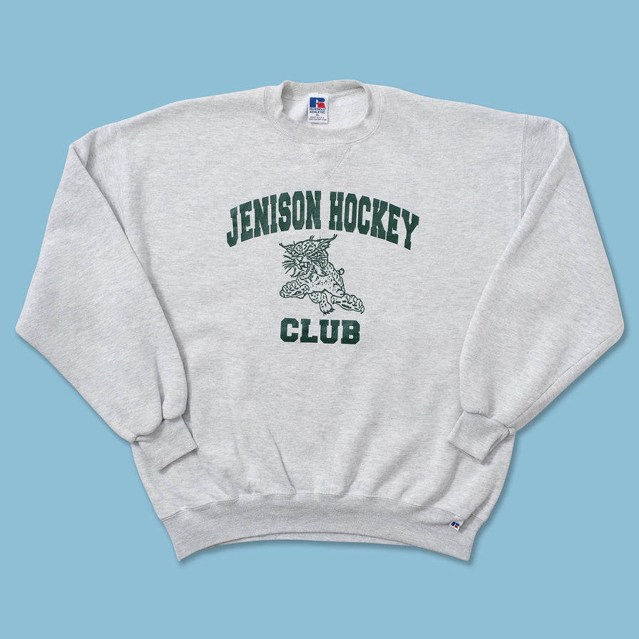 Vintage Russell Athletic Jenison Hockey Club Sweater Large 