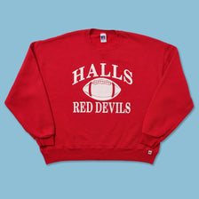 Vintage Russell Athletic Halls Red Devils Sweater XLarge 