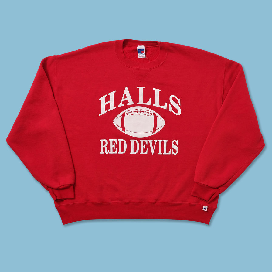 Vintage Russell Athletic Halls Red Devils Sweater XLarge 