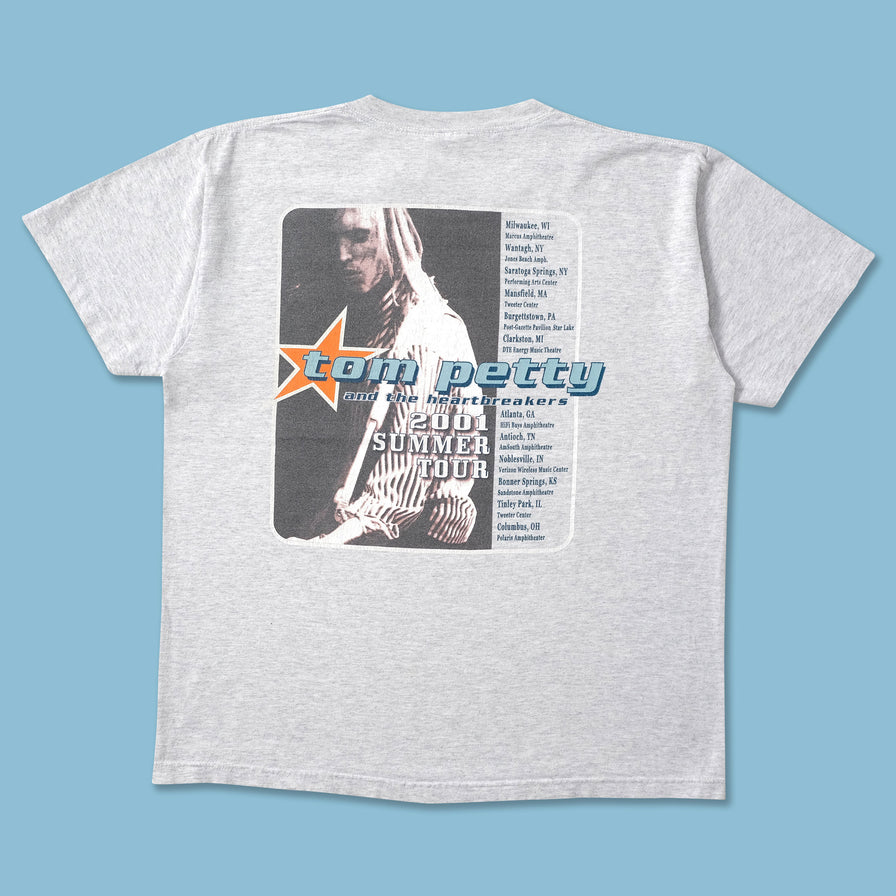2001 Tom Petty & The Heartbreakers T-Shirt Large - Double Double Vintage