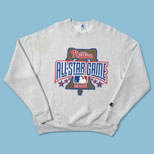 1996 Starter MLB Phillies All Star Game Sweater Large - Double Double Vintage