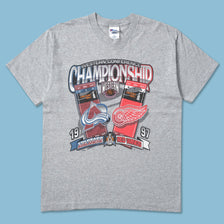 1997 NHL Eastern Conference Championship T-Shirt Large - Double Double Vintage