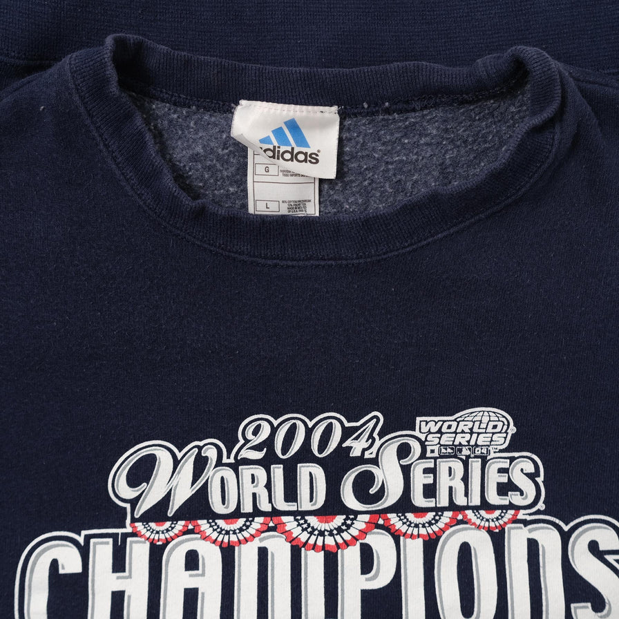 2004 Adidas Boston Red Sox Champions Sweater Large 