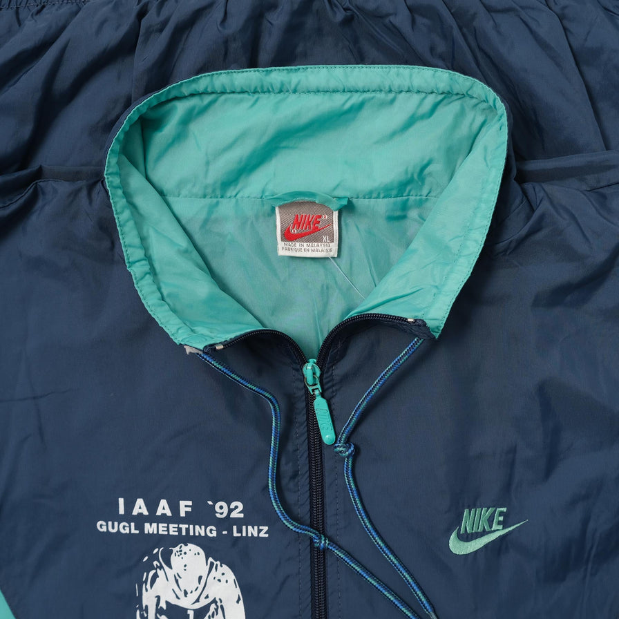 1992 Nike IAAF Meeting Track Jacket XLarge 