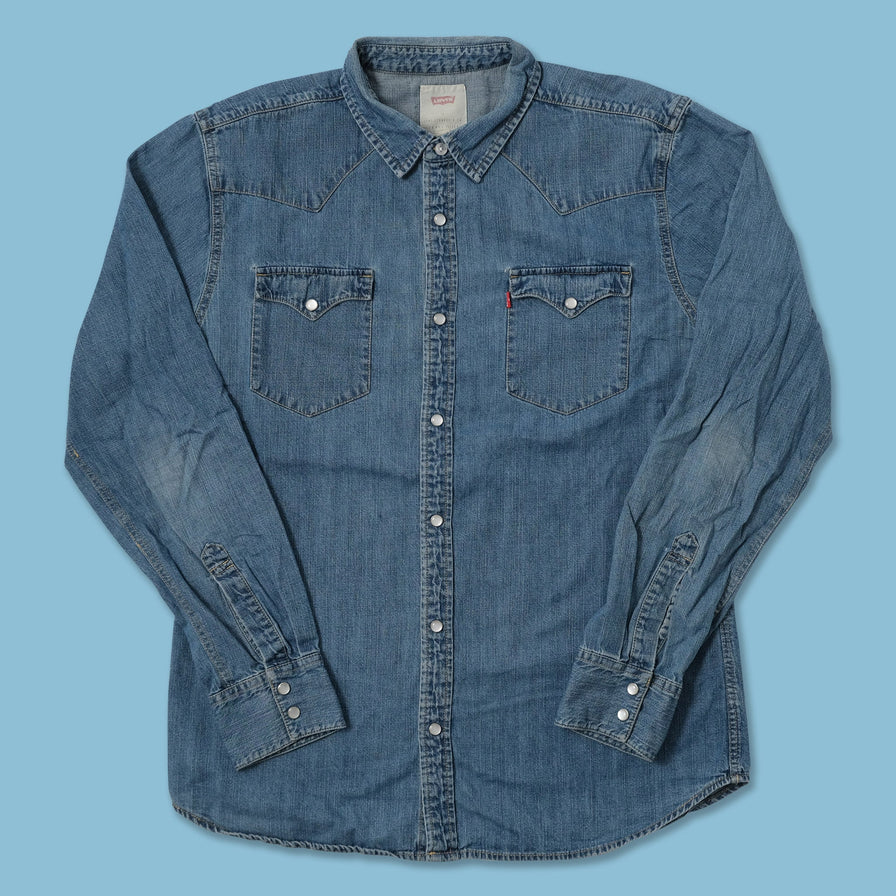 Vintage Levis Denim Shirt Large 