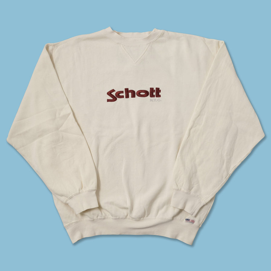Vintage Schott NYC Sweater Medium 
