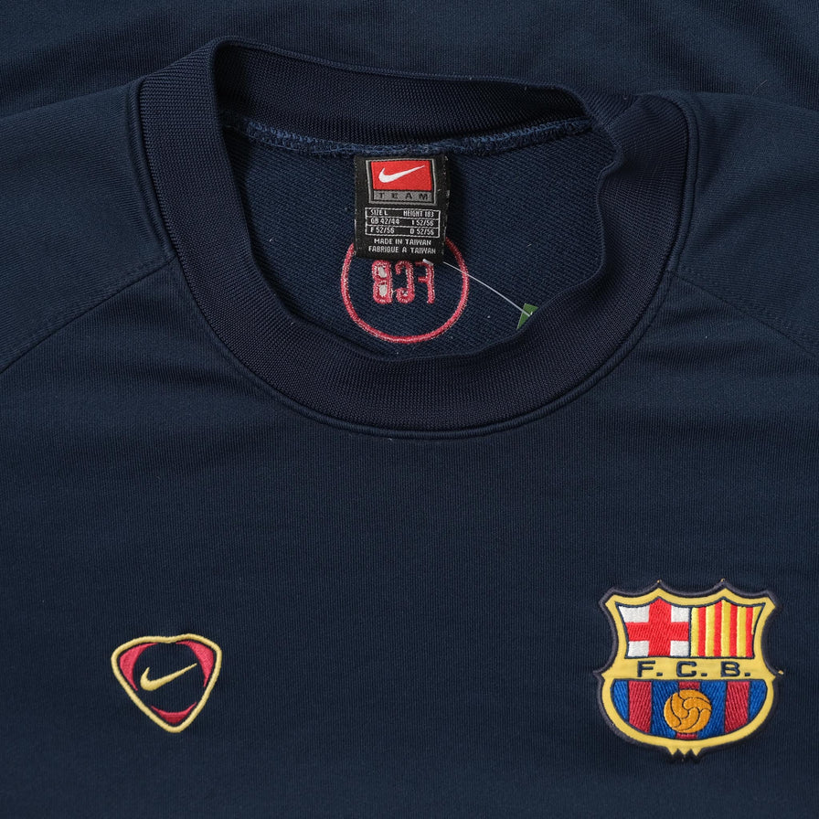 Vintage Nike FC Barcelona Sweater Large 
