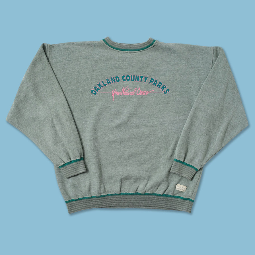 Vintage Oklahoma County Parks Sweater Medium 