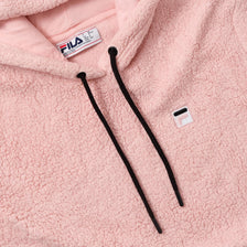 Women's Vintage Fila Fleece Hoody Small 