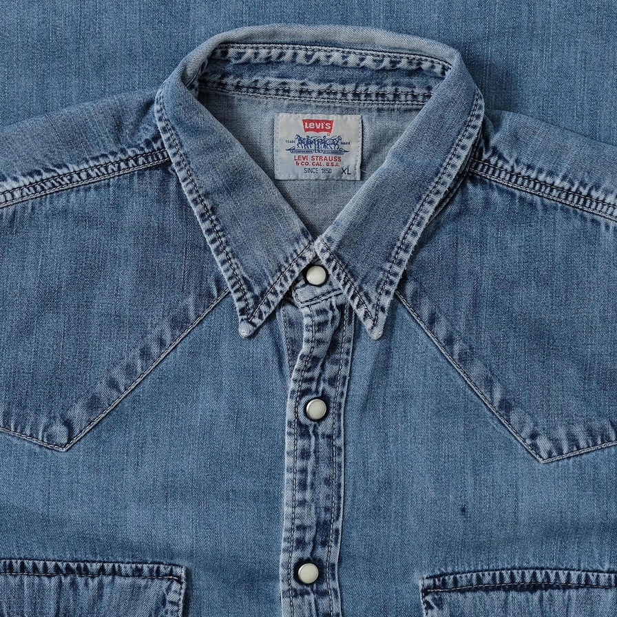 Vintage Levi's Denim Shirt XLarge 