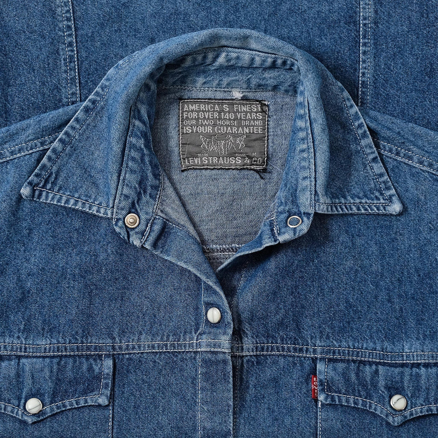 Women's Levis Denim Shirt Small 