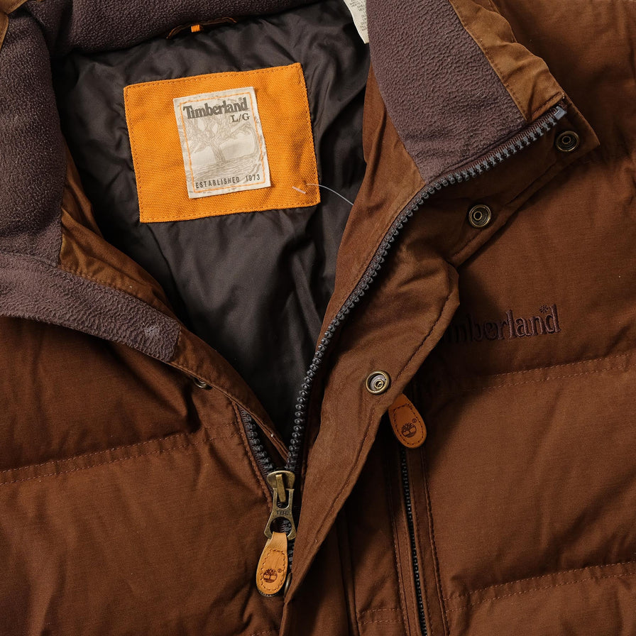 Vintage Timberland Puffer Jacket Large 